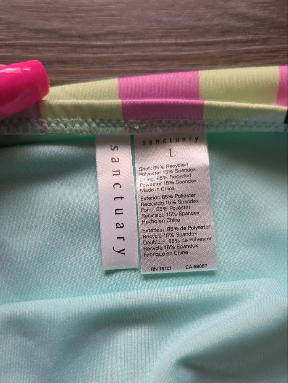Nwot Sanctuary Women’s Multicolor Geometric Bikini Bottom Size Large